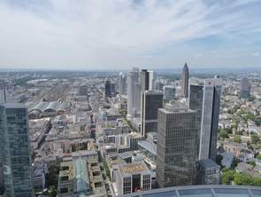 Blick vom MAIN TOWER auf Frankfurt